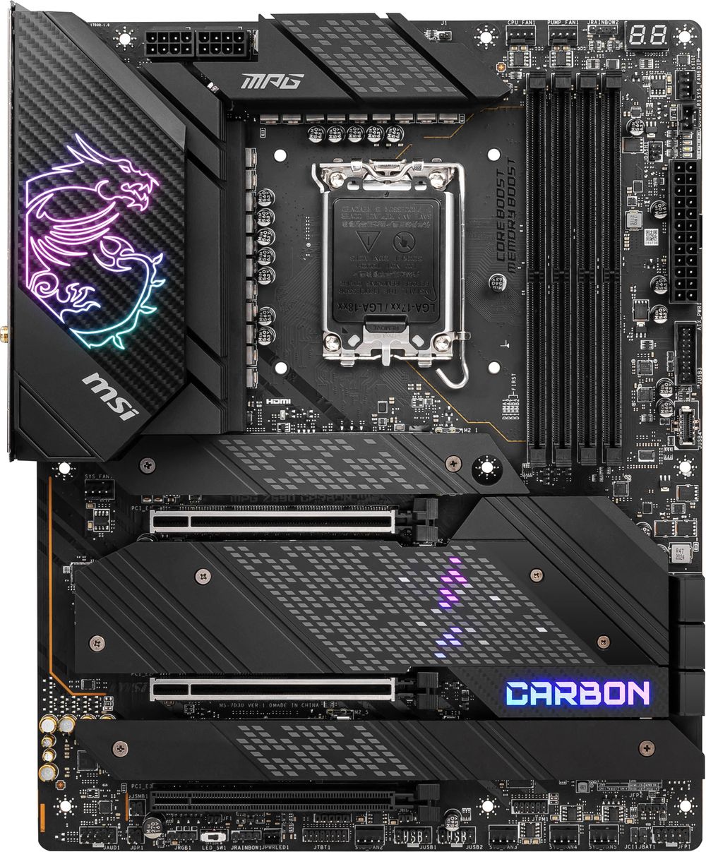 MSI MPG Z690 CARBON WIFI Mainboard für nur 399€ inkl. Versand statt 434,89€