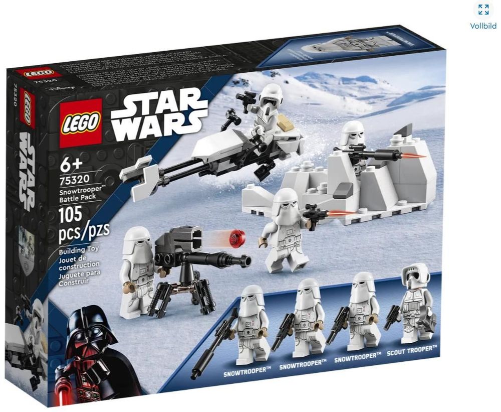 Image of LEGO Star Wars 75320 Snowtrooper Battle Pack