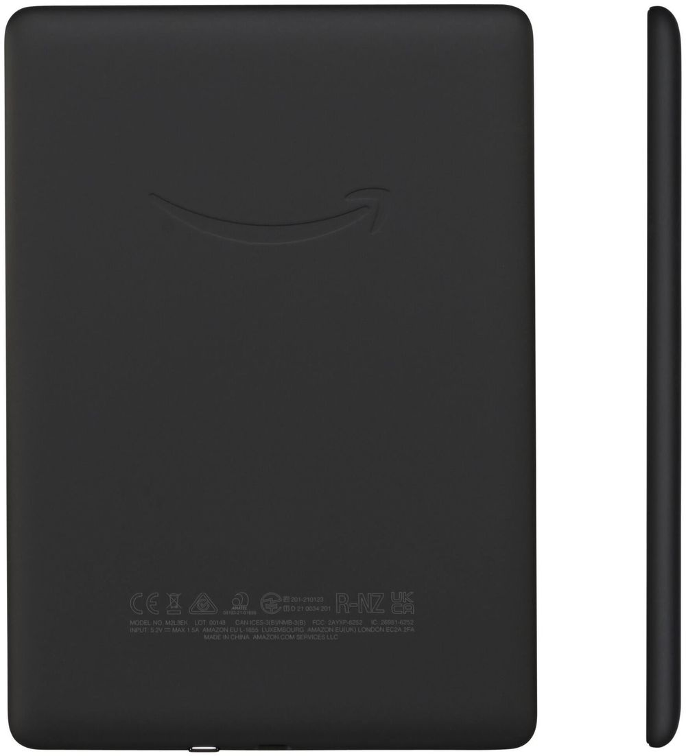 Amazon Kindle Paperwhite - 11. Generation - eBook-Reader - 8 GB - 17.3 cm (6.8) einfarbig Paperwhite - Touchscreen - Bluetooth, Wi-Fi - Schwarz - mit Werbung
