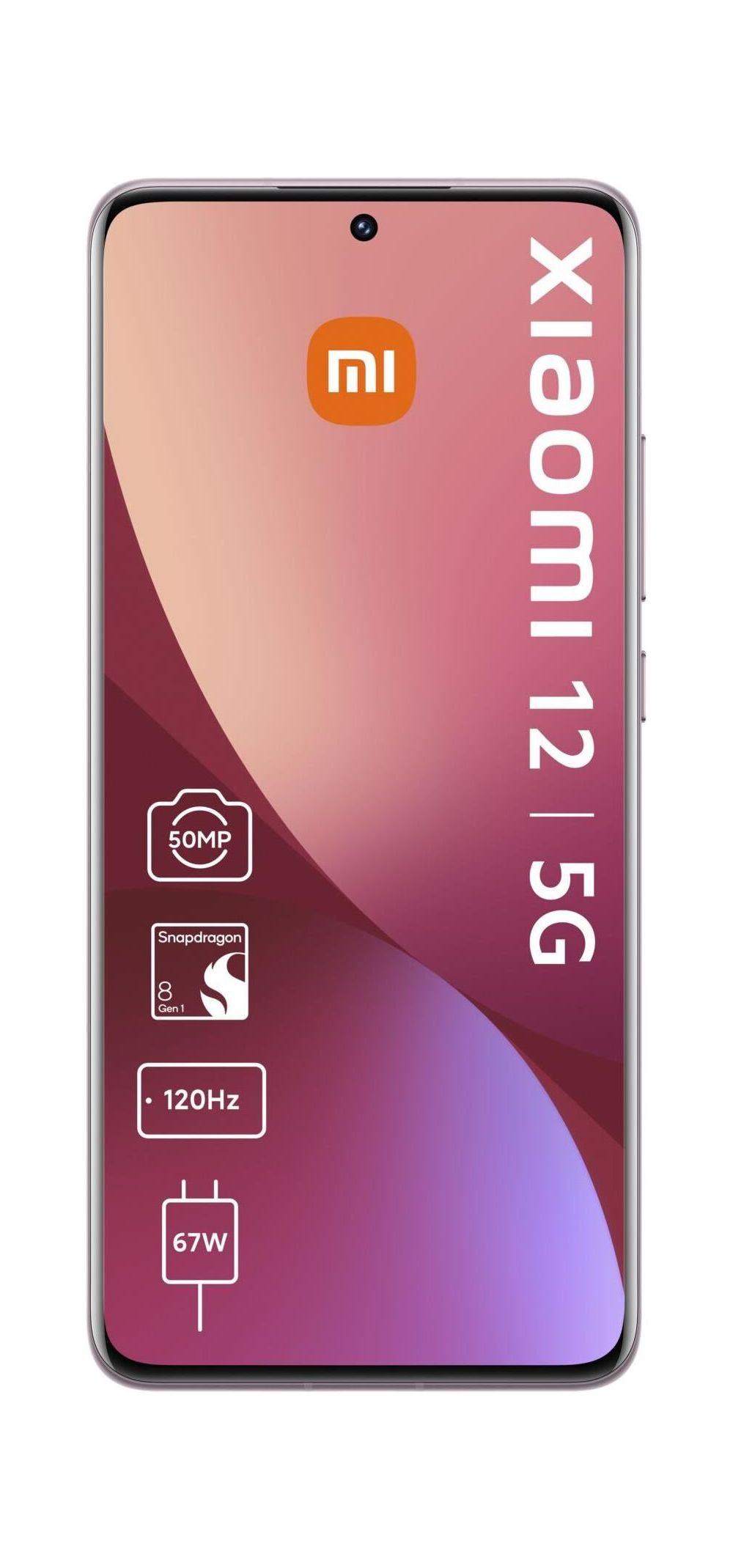 Xiaomi 12 5G 256GB Purple [15,95cm (6,28") AMOLED Display, Android 12, 50MP Triple-Kamera]