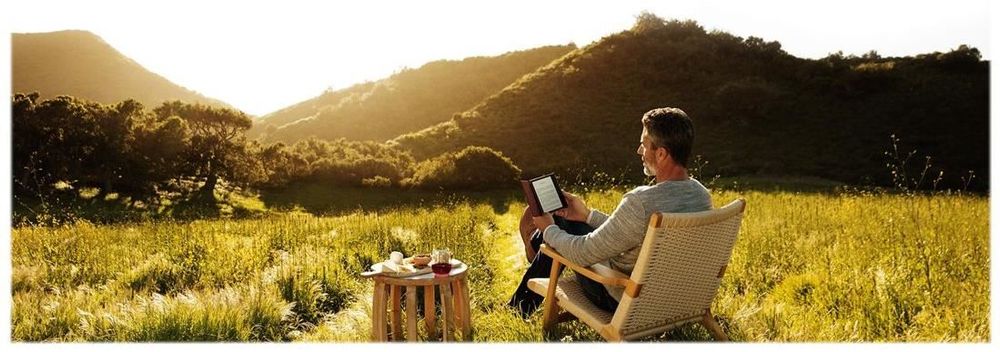 Amazon Kindle Oasis - eBook-Reader - 32 GB - 17.8 cm (7) einfarbig Paperwhite - Touchscreen - Bluetooth, Wi-Fi - Graphite
