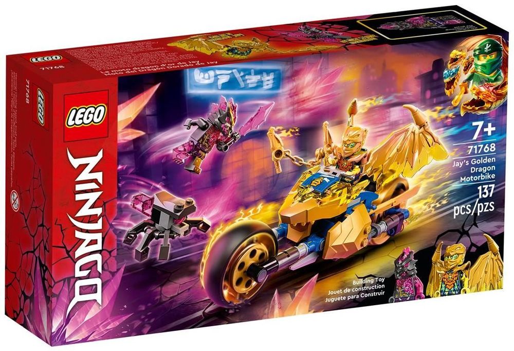 Image of LEGO® Jays Golddrachen-Motorrad