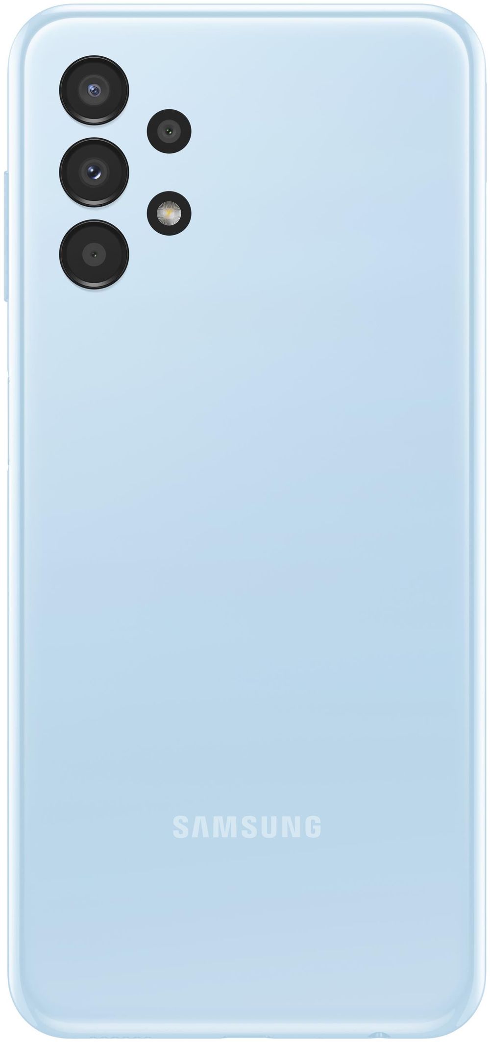 Samsung Galaxy A13 - 4G Smartphone - Dual-SIM - RAM 4 GB / Interner Speicher 64 GB - microSD slot - LCD-Anzeige - 6.6 - 2408 x 1080 Pixel - 4x x Rückkamera 50 MP, 5 MP, 2 MP, 2 MP - front camera 8 MP - Blau