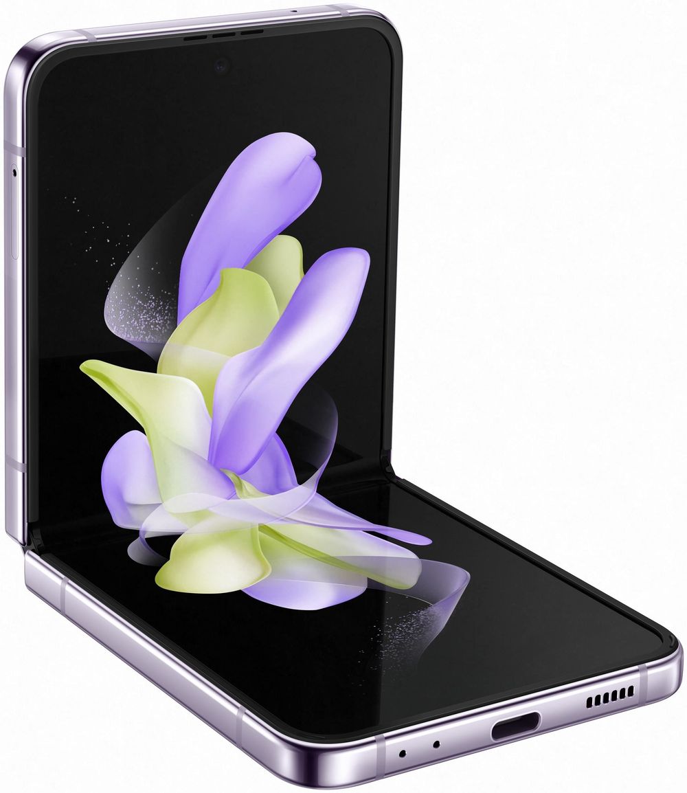Samsung Galaxy Z Flip4 - 5G Smartphone - Dual-SIM - RAM 8GB / Interner Speicher 256GB - OLED-Display - 6.7 - 6.7 - 2640 x 1080 Pixel 2640 x 1080 Pixel (120 Hz) - 2 x Rückkamera 12 MP, 12 MP - front camera 10 MP - Bora Purple (SM-F721BLVHEUB)