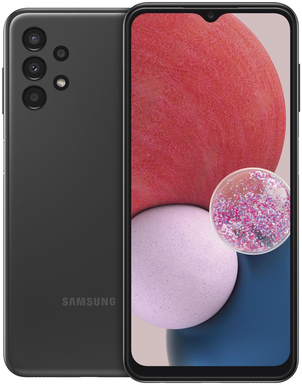 Samsung Galaxy A13 - 4G Smartphone - Dual-SIM - RAM 4 GB / Interner Speicher 64 GB - microSD slot - LCD-Anzeige - 6.6 - 2408 x 1080 Pixel - 4x x Rückkamera 50 MP, 5 MP, 2 MP, 2 MP - front camera 8 MP - Schwarz