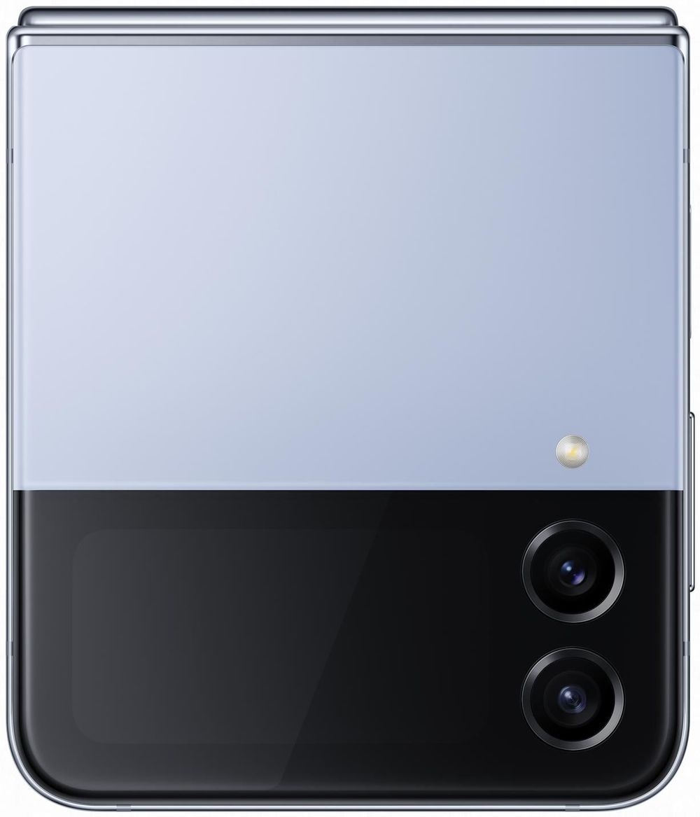 Samsung Galaxy Z Flip4 - 5G Smartphone - Dual-SIM - RAM 8 GB / Interner Speicher 512 GB - OLED-Display - 6.7 - 6.7 - 2640 x 1080 Pixel 2640 x 1080 Pixel (120 Hz) - 2 x Rückkamera 12 MP, 12 MP - front camera 10 MP - Blau