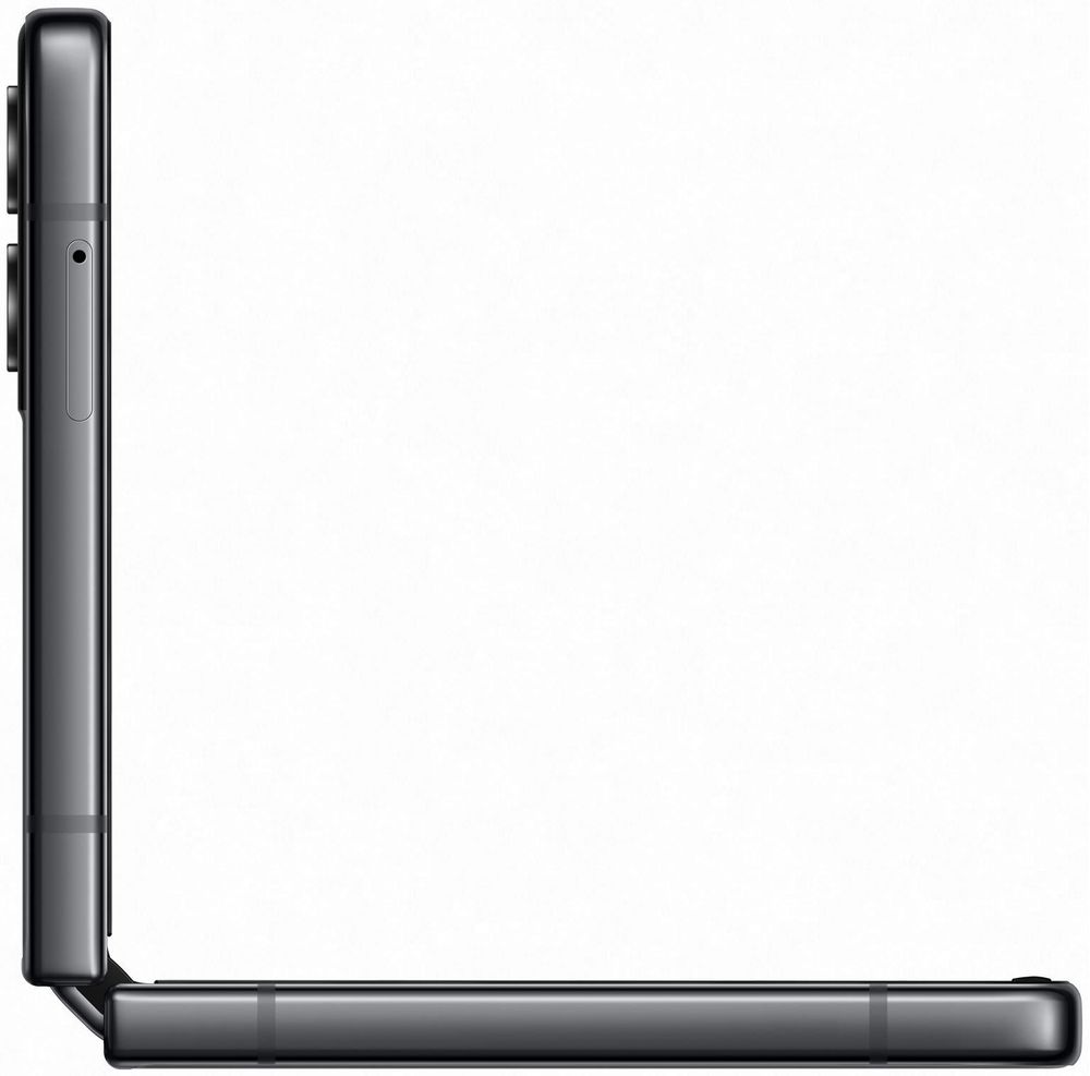 Samsung Galaxy Z Flip4 - 5G Smartphone - Dual-SIM - RAM 8 GB / Interner Speicher 512 GB - OLED-Display - 6.7 - 6.7 - 2640 x 1080 Pixel 2640 x 1080 Pixel (120 Hz) - 2 x Rückkamera 12 MP, 12 MP - front camera 10 MP - Graphite