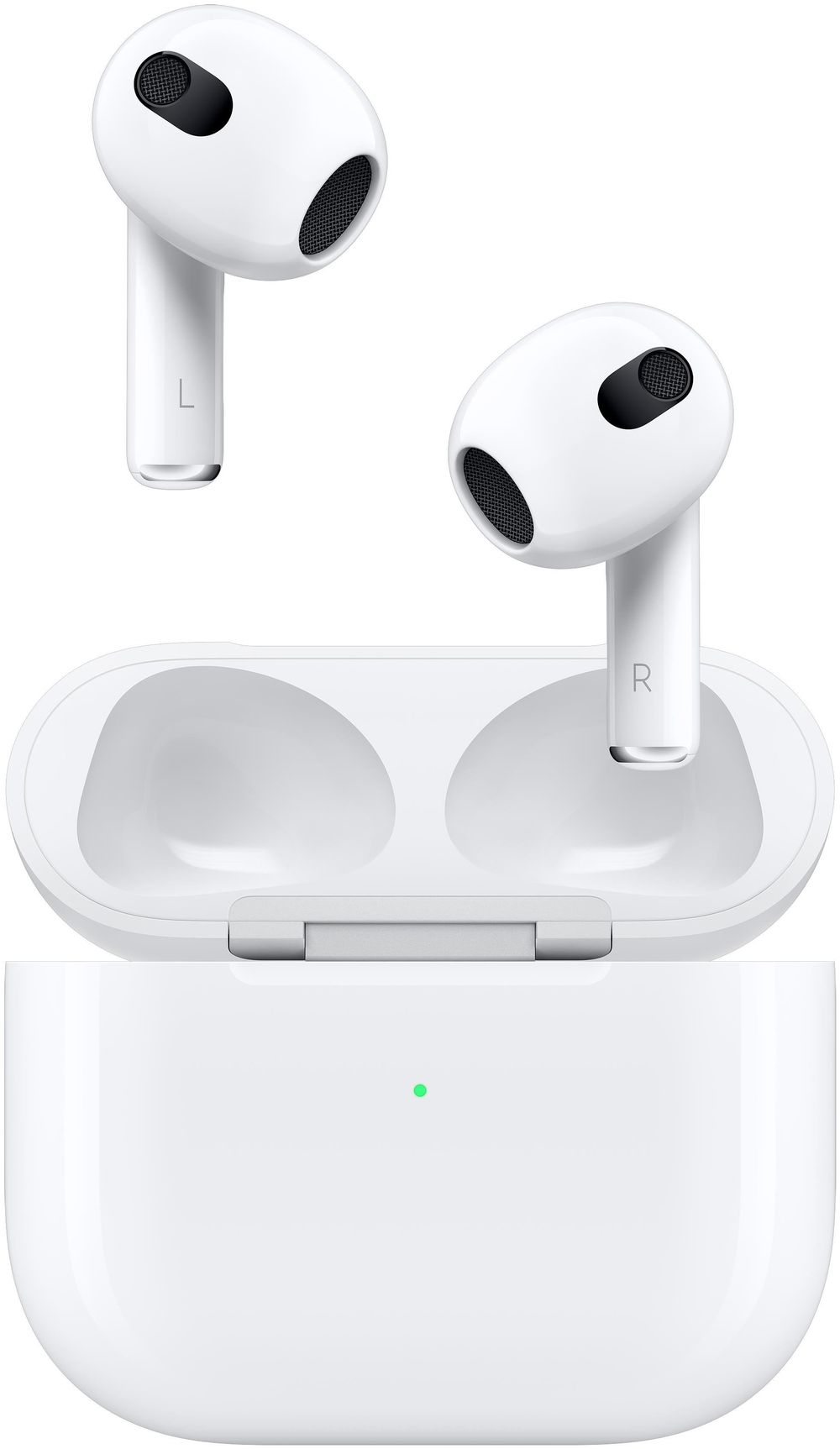 Lightning Audio günstig Kaufen-Apple AirPods (3rd generation) mit Lightning Charging Case. Apple AirPods (3rd generation) mit Lightning Charging Case <![CDATA[Apple über die neuen AirPods (3rd Gen): Sound aus verschiedenen Richtungen. 3D Audio mit dynamischem Head Tracking s