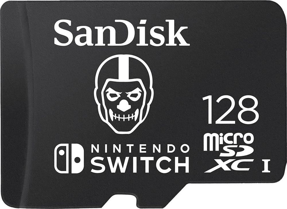 microSD 128 GB günstig Kaufen-SanDisk microSDXC Nintendo Switch Fortnite Edition 128GB. SanDisk microSDXC Nintendo Switch Fortnite Edition 128GB <![CDATA[Technische Daten: * Speichertyp: microSDXC UHS-I U3, Class 10 * Speicherkapazität: 128GB * lizenziert für die Nintendo Switch * m