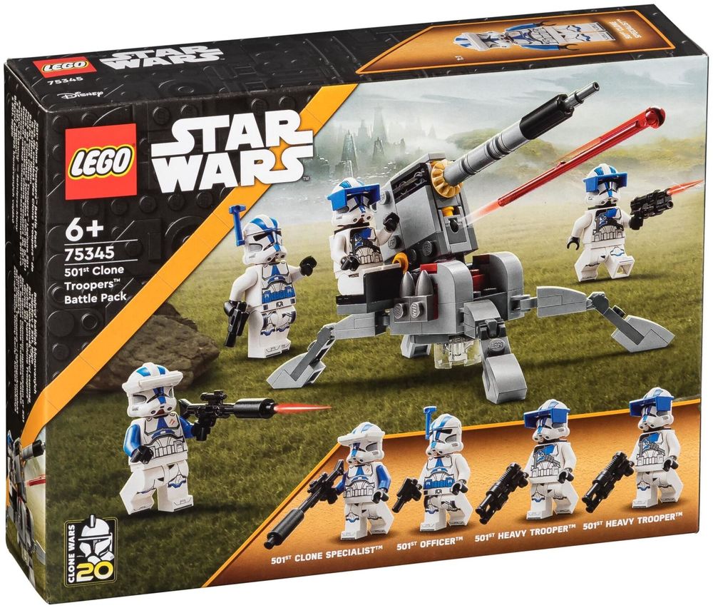 Image of 75345 Star Wars 501st Clone Troopers Battle Pack, Konstruktionsspielzeug