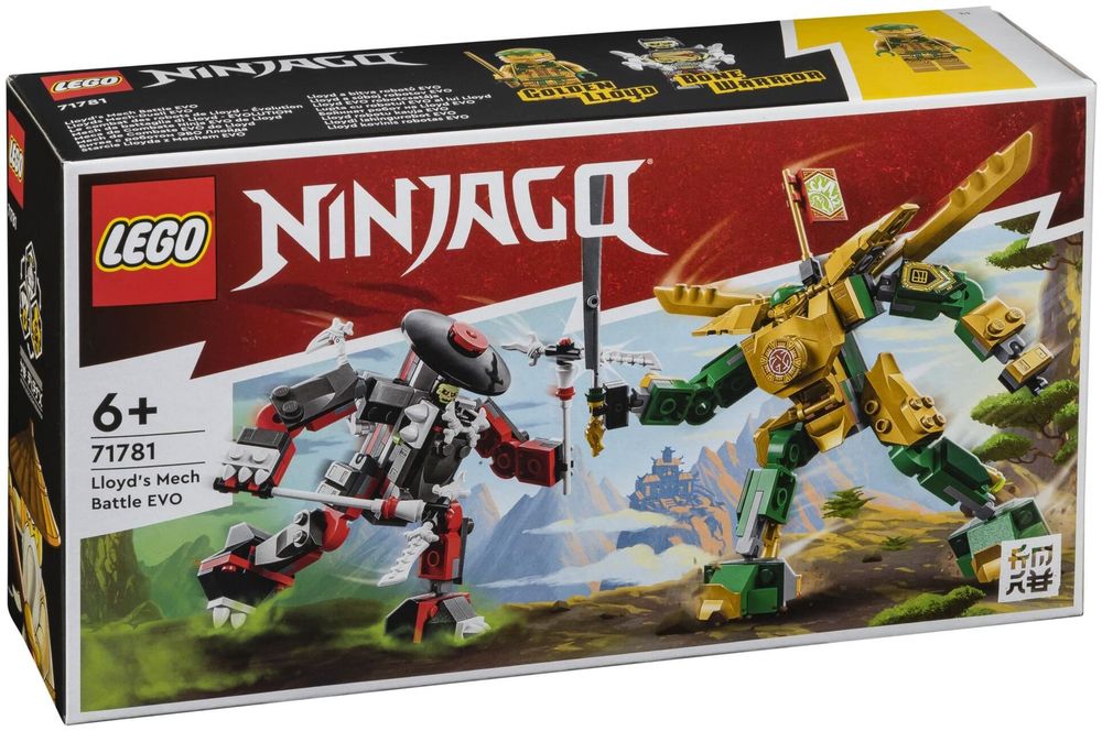 Image of LEGO® Ninjago 71781 Lloyds Mech-Duell EVO