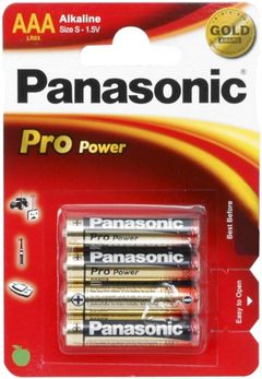 Panasonic Pro Power Gold LR03 Pila Aaa Alcalina 4 Pack