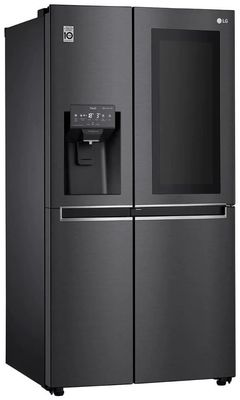 Lg Gmx945mc9f Matt Black Stainless Multidoor Instaview Eis Und Wasserspender Door In Door Kupit