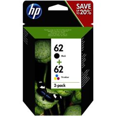 HP 62 Schwarz / Color Value Pack Tintenpatrone