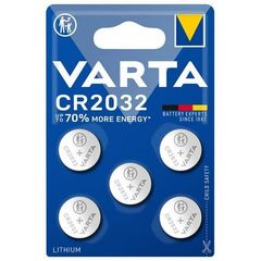 VARTA Batterie Lithium, Knopfzelle, CR2032, 3V