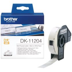Brother DK-11204 Adress-Etiketten weiß
