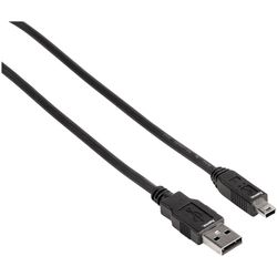 Hama 74201 USB2.0-Anschlusskabel 1.80 m einfach geschirmt  schwarz