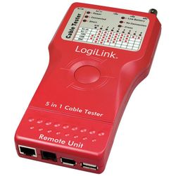 LogiLink 5in1 Kabeltester mit Remote Einheit