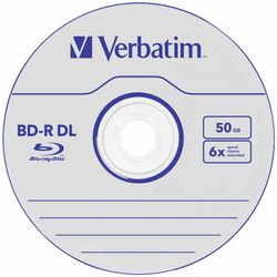 Verbatim BD-R DL 50GB 6X 10er Spindel