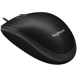 Logitech B100 Optical USB Mouse for Business schwarz