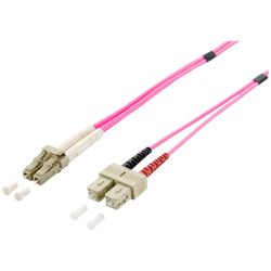 equip 255533 LWL Patchkabel HF LC/SC 3.00 m OM4 (50/125µm)  violett