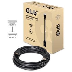 Club3D CAC-1320 High Speed HDMI 1.4 Verlängerungskabel 5.00 m schwarz
