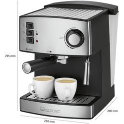 Clatronic ES 3643 Espressoautomat schwarz-inox