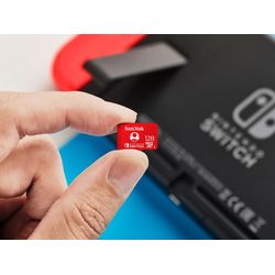 SanDisk microSDXC SQXAT V30 U3 C10 A1 UHS-1 100MB/s for Nintendo Switch 128GB