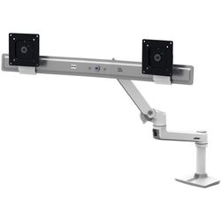 ERGOTRON LX Monitor Arm für zwei Monitore Tischhalterung, Dual Direct, weiß