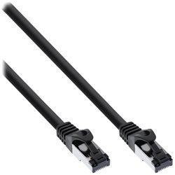 InLine 78800S Patchkabel S/FTP (PiMf) 10.00 m Cat 8.1 Kabel / Cat 6a Stecker S/FTP  schwarz