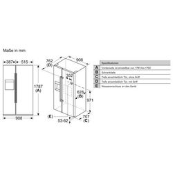 Bosch KAD93VIFP Amerikanischer Side by Side