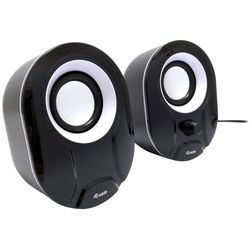 Equip Stereo 2.0 Lautsprecher schwarz / weiß