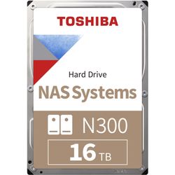 Toshiba N300 NAS Hard Drive HDWG31GUZSVA 16TB