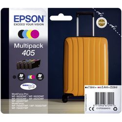 Epson 405 "Koffer" Tinte Multi Pack (C/K/M/Y) DURABrite Ultra