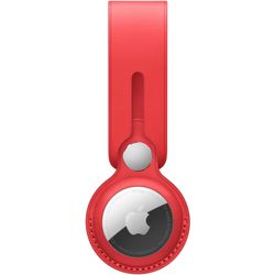 Apple AirTag Anhänger aus Leder (PRODUCT)RED (ohne AirTag)