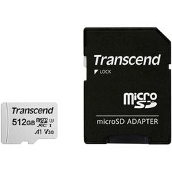 Transcend 300S-A microSDXC Class 10 UHS-I U3 V30 A1 512GB