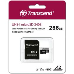 Transcend 340S microSDXC Class 10 UHS-I U3 A2 256GB