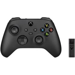 Microsoft Xbox Series X Wireless Controller (2020) & Adapter schwarz, für Xbox Series S|X / Xbox One / PC