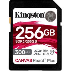Kingston Canvas React Plus SDXC UHS II U3 V90 256GB
