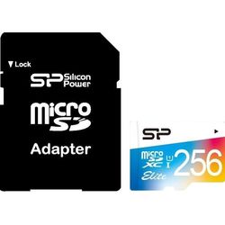Silicon Power micro SDXC Class 1 Elite UHS-1 V20 256GB