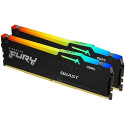 Kingston Fury Beast RGB 16GB DDR5 RAM mehrfarbig beleuchtet