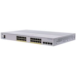 Cisco CBS350 CBS350-24P-4X-EU 24x Gigabit PoE, 4x 10G SFP+, Uplink Fanless