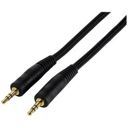 10m Klinke Kabel 3,5 mm Audio Stereo schwarz oder weiß InLine Klinkenkabel 