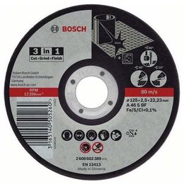 Bosch Trennscheibe X-LOCK gerade Expert for Metal AS 46 S BF 125 x 22,23 x 2,5mm 