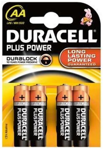 Duracell NEU Plus AA Mignon Alkaline-Batterien 1.5V LR6 MN1500 LR06 20 Stück 20er-Pack 