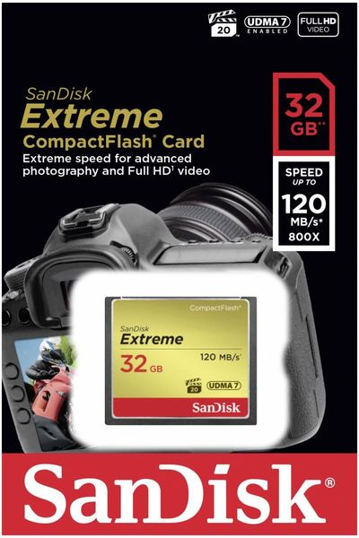 Sandisk Extreme Cf Sdcfxsb 032g G46 32gb Buy