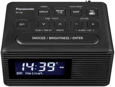 Panasonic Rc D8eg K Dab Radio Schwarz Buy