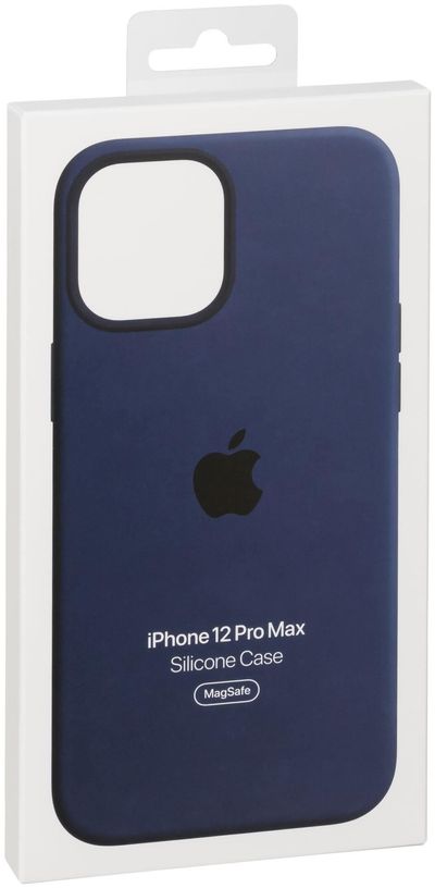 Apple Silikon Case Mit Magsafe Fur Iphone 12 Pro Max Dunkelmarine Buy