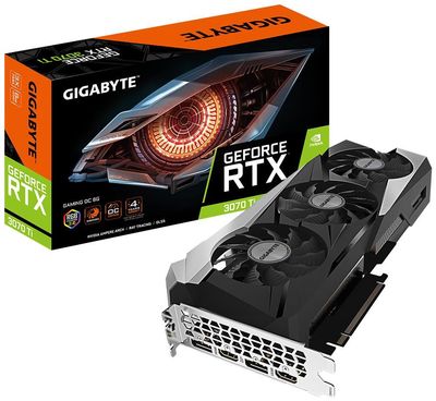 GIGABYTE GeForce RTX 3070 Ti Gaming OC 8.0 GB OC  Enthusiast видеокарта