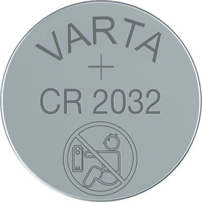 3 Volt 230 mAh 5er-Pack Varta Electronics Lithium Knopfzelle CR2032 